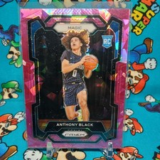 2023-24 Panini Prizm #170 Anthony Black Pink Cracked Ice Rookie RC Card Magic. rookie card picture