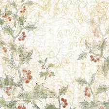 Winter Collage, Christmas scrapbook paper - Scrapbook Customs 34060