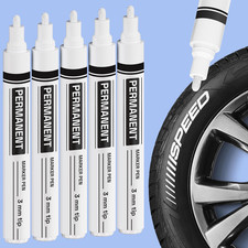 ARTISTRO 5 Oil-Based Permanent Paint Markers - Medium Tip Markers for Tire, W...