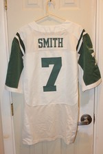 white New York Jets Geno Smith (7) stitched Nike jersey - adult 2XL / XXL