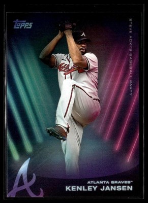 2022 Topps X Steve Aoki 27 Kenley Jansen Atlanta Braves