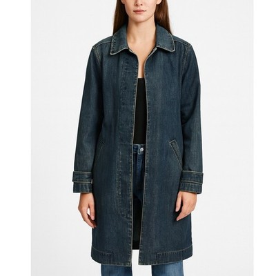GAP Vintage Y2K Denim Trench Coat