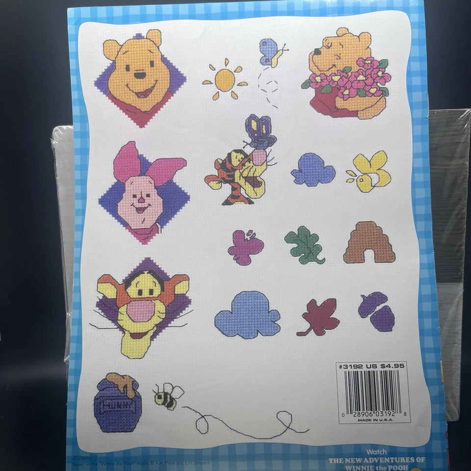 Winnie the Pooh Quick to Stitch & Teach Me To Stitch - Leisure Arts (Lot of 2) - Image 2 of 4