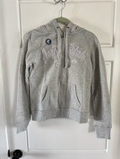 Aeropostale New York Women  s Grey Full Zip Hoodie Size XS