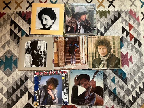 BOB DYLAN lot of 7 DESIRE NEW MORNING JOHN WESLEY HARDING BLONDE ON BLONDE +++