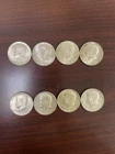 Kennedy Half Dollar 1964-p Lot of 4 90% Silver/Kennedy 1965 Lot Of 4 40% Silver