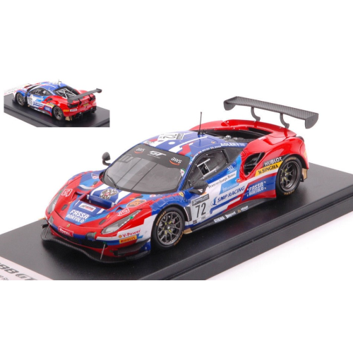 Ferrari 488 GT3 Evo N.72 24H Spa 2020 Molina/Sirotkin/Rigon 1:43 Looksmart Auto-image