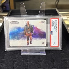 2023 PANINI PRIZM WWE COLOR BLAST RONDA ROUSEY #6 SMACK DOWN PSA 9 🔥