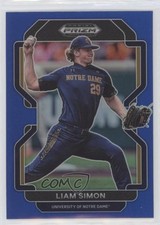 2022 Panini Prizm Draft Picks Blue Prizm Liam Simon #PDP166 mp7