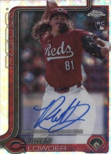 2025 Topps Pristine - Autographs Rhett Lowder #PA-RL (AU, RC) | eBay