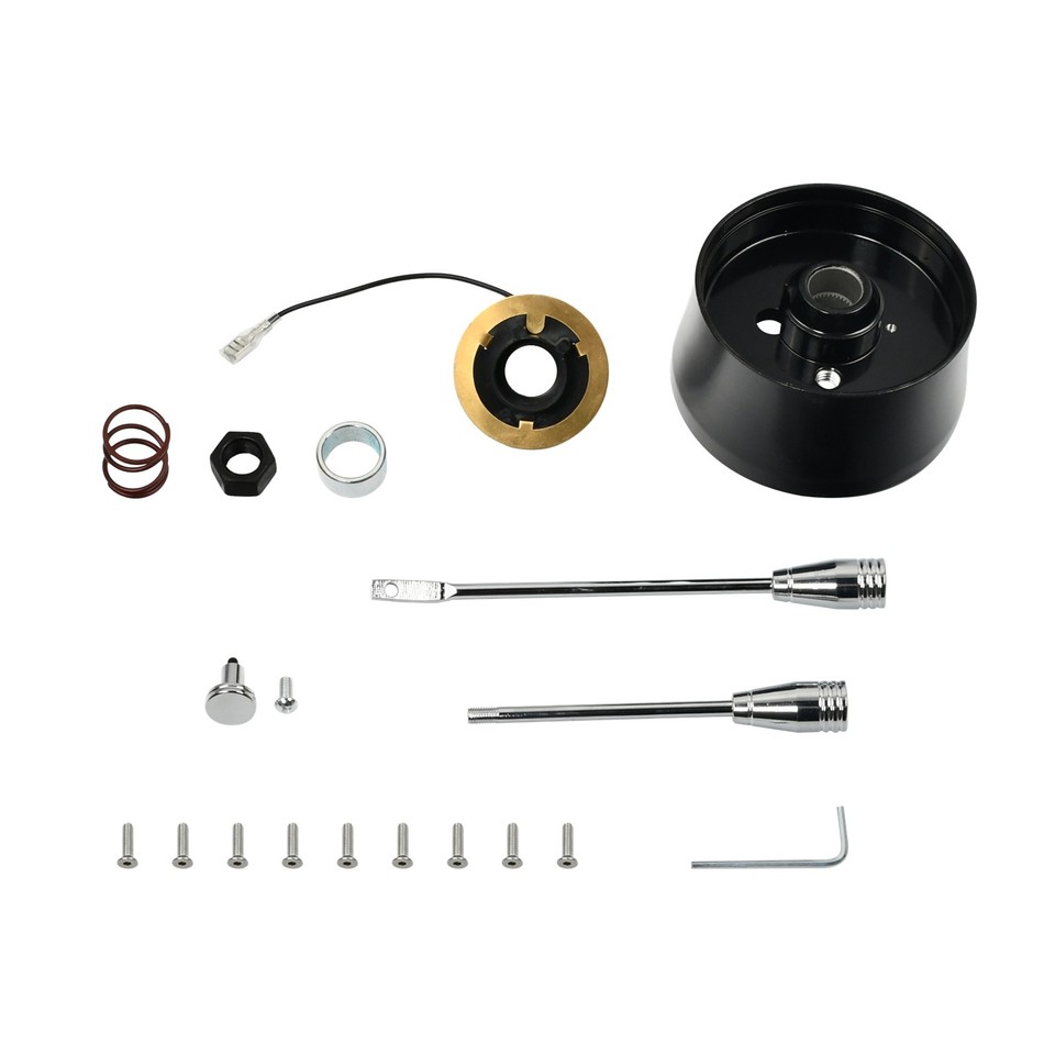 Aazon.co: BST BSSP 30" Anual Steering Colun Chroe Colun Tilt W/ 9 Hole Wheel Adapter NO