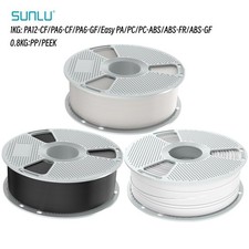 SUNLU 1.75MM PP/PA12-CF/PA6-CF/PC-ABS/Easy-PA Engineering Filament 0.5/0.8/1KG