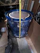 RARE Oversized 26" Bass Drum  3 Concert Toms 4-Piece Set Japan Blue Pearl