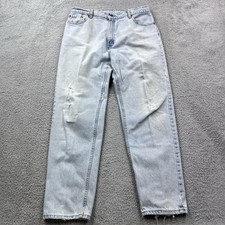 VTG Levis 556 Jeans Womens 16 Med Guys Fit 90s Mom Straight Made In USA Denim