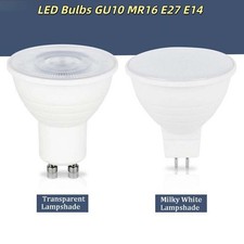 LED Bulbs GU10 MR16 E27 E14 Spot Light Lamps Warm Cool White 5W 7W Lightbulbs