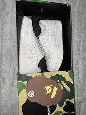 A Bathing Ape Bapesta BAPE STA White Solid Lo...