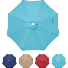9 Ft. Patio Umbrella Replacement Canopy, Outdoor Table Market and Yard Umbrella