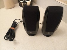 Logitech CP120 Desktop Speaker System - Black