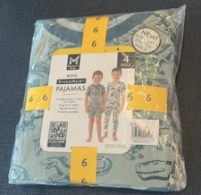 Member's Mark Boys Organic Cotton Dinosaur Pajamas 4PC Set Size 6
