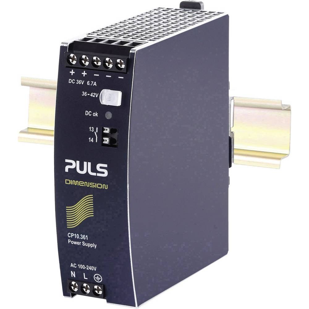 Alimentation rail DIN PULS DIMENSION CP10.361 format compact antichoc 6.7A