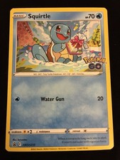 2022 Pokemon Go Squirtle SWSH233 Black Star Promo Cosmos Holo LP💥 on eBay