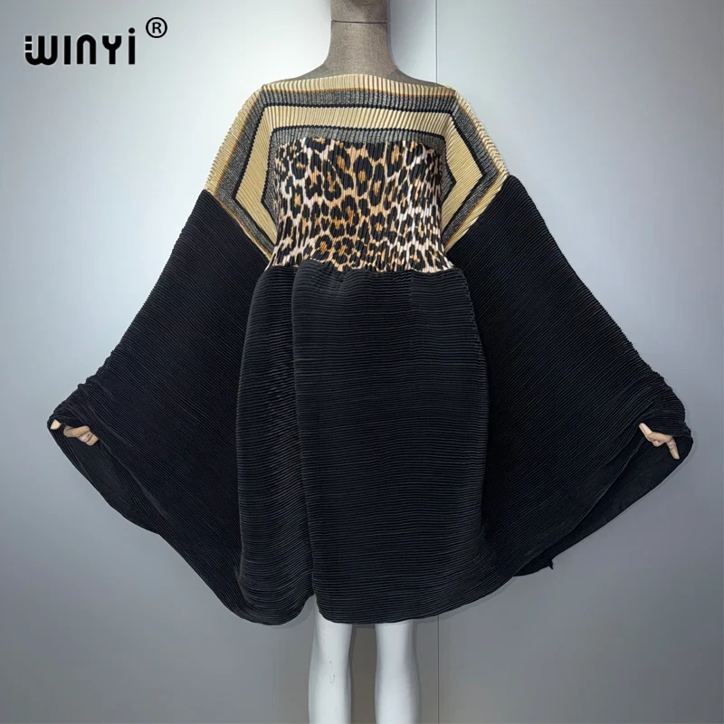Women'S Africa Pleated Casual Top Elastic Cape Jacket Poncho Beach Cover up Clo