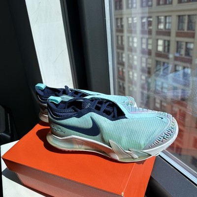 Nike Women's React Vapor NXT HC Tennis Shoes (Glacier Ice/Midnight Navy) - 6.0