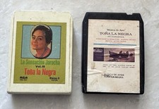TOÑA LA NEGRA 8 Track Cartridge Tape Lot - Musica De Ayer & La Sensacion Jarocha