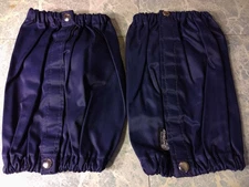 Athalon Navy Blue Leg Gaiters/Boot Gaiters 11" –gently used Cross-Country Skiing