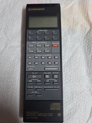 Original Pioneer CU-PD0005 Multi-Play Compact Disc Player Remote Control Unit