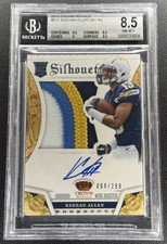 2013 Keenan Allen RC RPA Patch Auto /299 Crown Royale Chargers 4 Color BGS 8.5