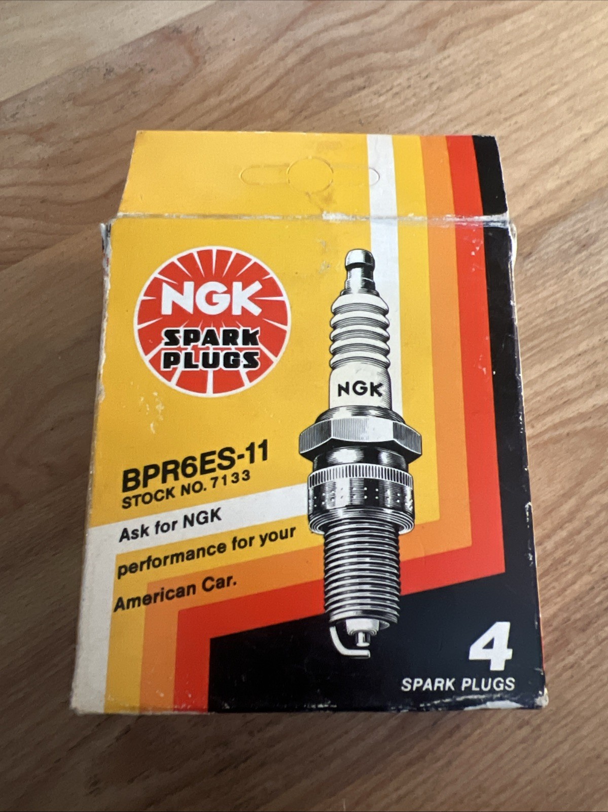 NGK 7133 BPR6ES-11 Standard Spark Plug Set of 4