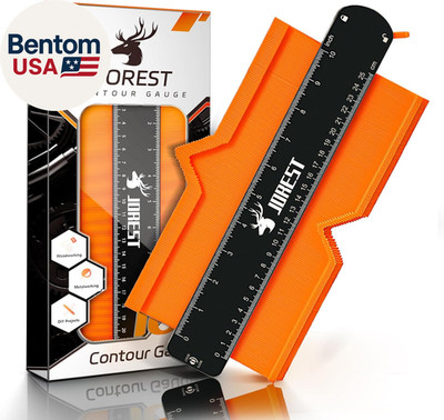 Contour Gauge with Lock (10 Inch), Gift Ideas for Men Dad Carpenter Handyman, Pr