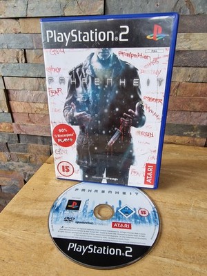 Fahrenheit Videospiel.  Sony PS2 Playstation 2. PAL (ohne Handbuch).