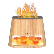 2-in-1 Essential Oil Diffuser and Himalayan Salt lamp, Two Lighting Modes, Ar...