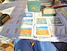 NEW Van Gogh Coasters Set of 7 JASON New Zealand Dutch Impressionist Paintings