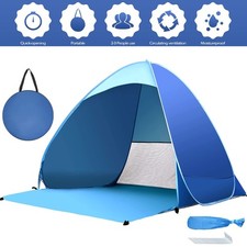 Beach Tent,Pop Up Beach Tent UV Protection Beach Shelter Portable Camping Tent