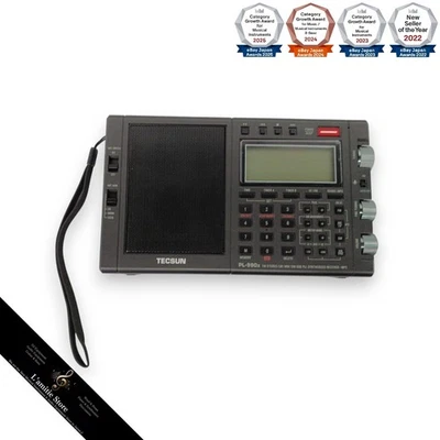 Radio de onda corta TECSUN PL-990x BCL certificado FM/MW/SW/LW/CW/SSB/PLL PSE... - Imagen 1 de 4