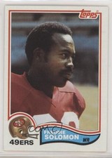 1982 Topps Freddie Solomon #492 5n0