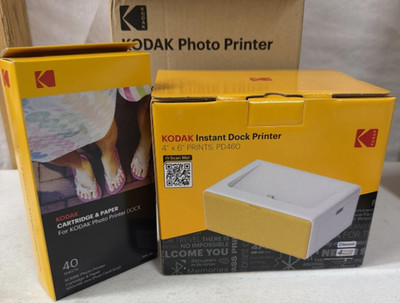 KODAK Dock Plus 4x6 Photo Printer, Smartphone Docking, 4PASS, 50 Sheets