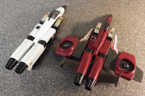 Transformers Gen 1 Thrust and Ramjet ~ Loose Incomplete ~ Parts or Repair ~LQQK