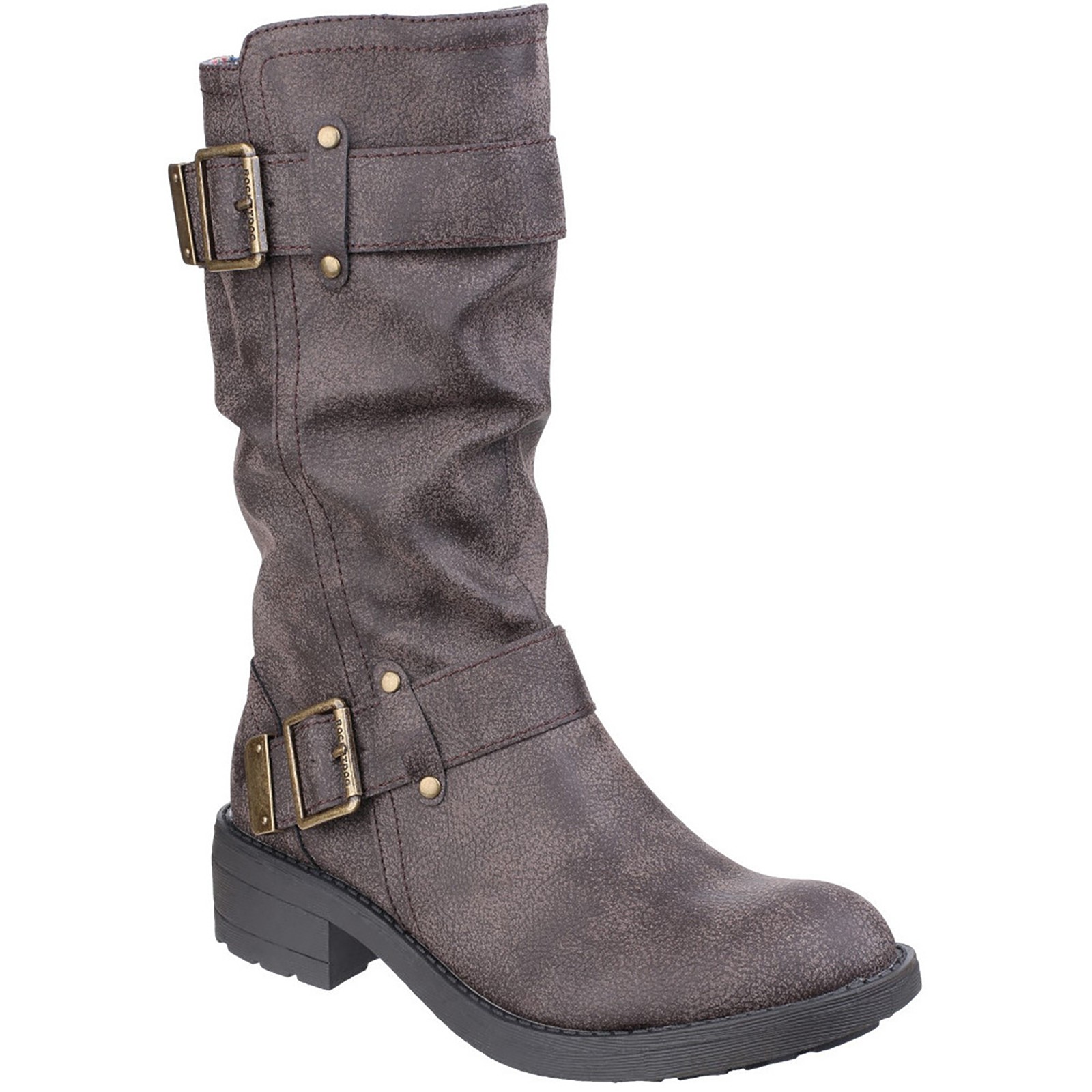 Rocket Dog Botas moteras de piel sintético Trumble para chica mujer (FS5658)
