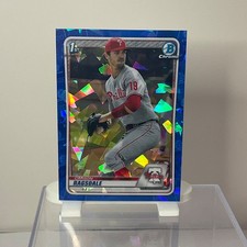 2020 Topps Bowman Draft- Carson Ragsdale, 1st Bowman Blue Ice Refractor #BD-145