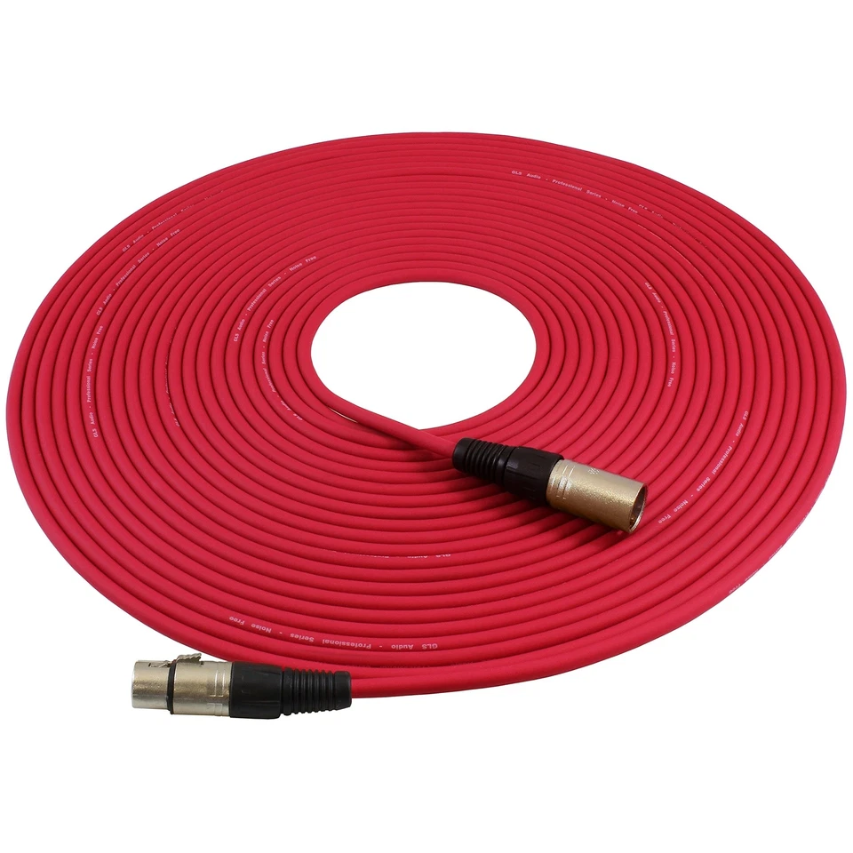 GLS Audio 50ft Mic Cable Cords - XLR Male to XLR Female Colored Cables - 50' ... - Image 2 of 4
