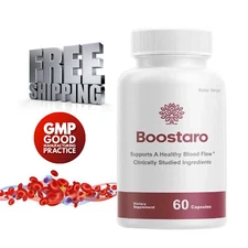 Boostaro, Boostaroo Male Virility Blood Flow Supplement (60 Capsules)