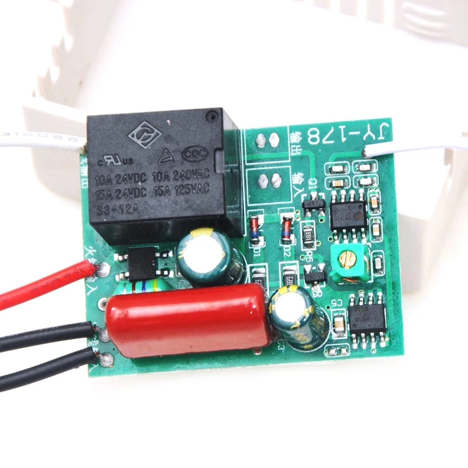 Wireless RF Remote Control Receiver With 2 Switch For Lighting Garage Door Fan - Image 3 of 4