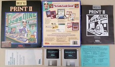 Deluxe Print II 1988 EA Electronic Arts for Commodore Amiga 500 1000 2000 3000