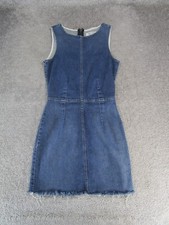 Reformation Jeans Zinnia Dress Womens 4 Blue Denim