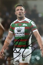 Sam Burgess Hand Signed South Sydney Rabbitohs 6x4 Photo 3