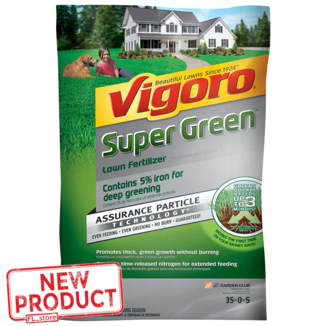 Vigoro Super Green 5 000 Sq. Ft. Lawn Fertilizer for sale online | eBay